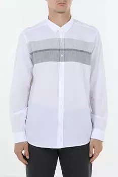 Рубашка хлопковая с контрастными деталями Loft