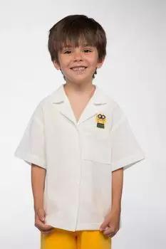 Рубашка хлопковая с коротким рукавом 1st.