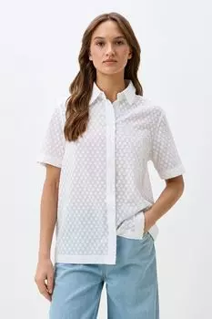 Рубашка хлопковая с коротким рукавом Auranna