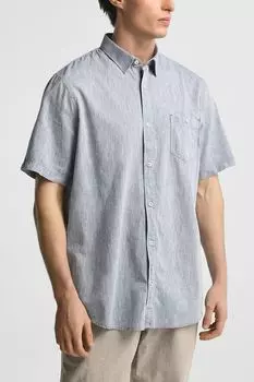 Рубашка хлопковая с коротким рукавом LERROS