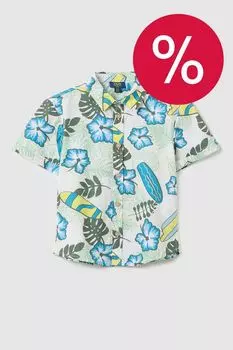 Рубашка хлопковая с коротким рукавом OVS