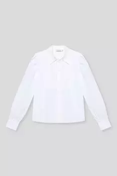 Рубашка хлопковая с кружевом Silver Spoon