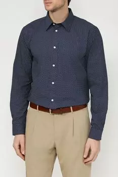 Рубашка хлопковая с мелким принтом Esprit Casual