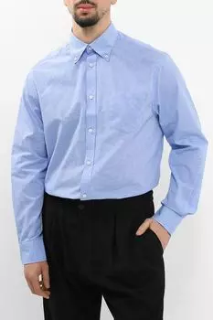 Рубашка хлопковая с мелким принтом OVS