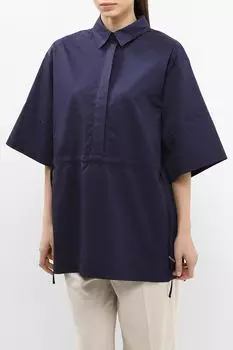 Рубашка хлопковая с объемным рукавом Auranna