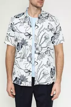 Рубашка хлопковая с принтом Antony Morato