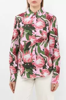 Рубашка хлопковая с принтом Auranna