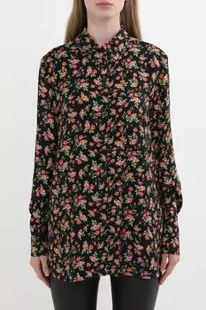 Рубашка хлопковая с принтом BELUCCI