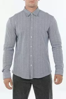 Рубашка хлопковая с принтом BOSS