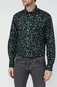 Рубашка хлопковая с принтом Casual Friday