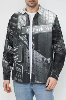 Рубашка хлопковая с принтом Desigual