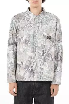 Рубашка хлопковая с принтом Guess Jeans