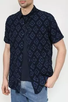 Рубашка хлопковая с принтом LERROS