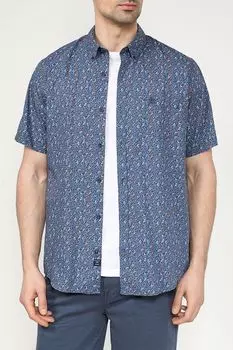 Рубашка хлопковая с принтом LERROS