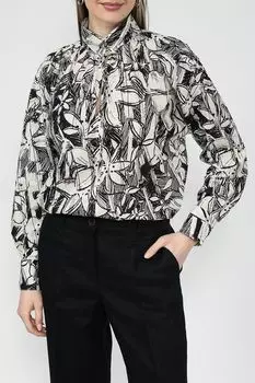 Рубашка хлопковая с принтом Marc O'Polo