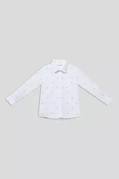 Рубашка хлопковая с принтом Mayoral