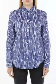 Рубашка хлопковая с принтом Piombo