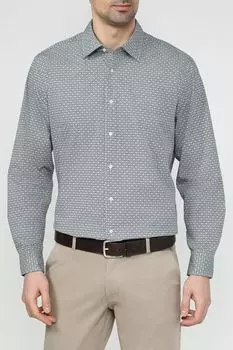 Рубашка хлопковая с принтом Strellson