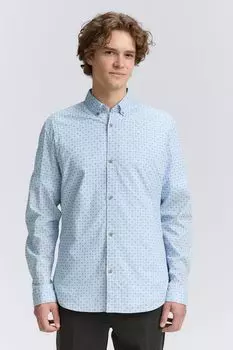 Рубашка хлопковая с принтом TOM TAILOR