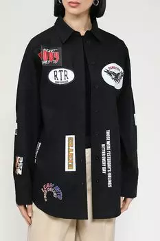 Рубашка хлопковая с принтом Twist