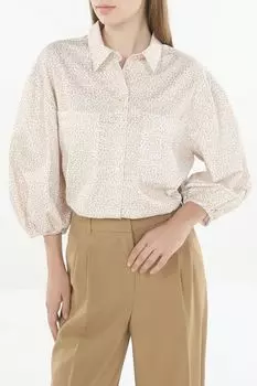 Рубашка хлопковая с пышными рукавами SABRINA SCALA