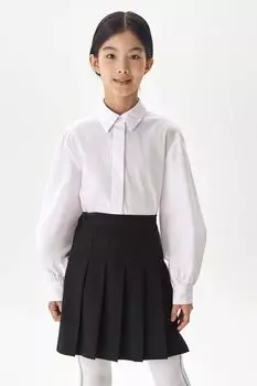 Рубашка хлопковая с пышными рукавами SMENA