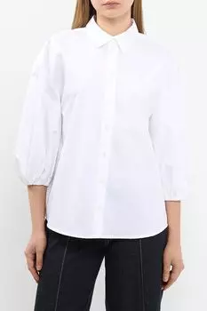 Рубашка хлопковая с рукавами фонарик SABRINA SCALA