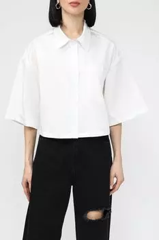 Рубашка хлопковая с широкими рукавами BELUCCI