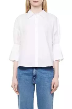 Рубашка хлопковая с укороченным рукавом HUGO