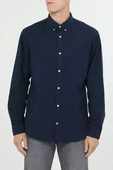 Рубашка хлопковая с воротником на пуговицах Jack & Jones
