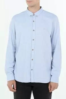 Рубашка хлопковая с воротником на пуговицах Loft