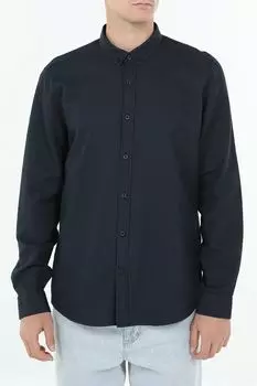 Рубашка хлопковая с воротником на пуговицах Loft