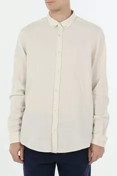 Рубашка хлопковая с воротником на пуговицах Loft