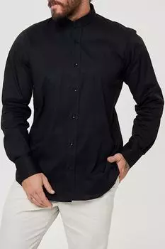 Рубашка хлопковая с воротником стойкой Dave Raball