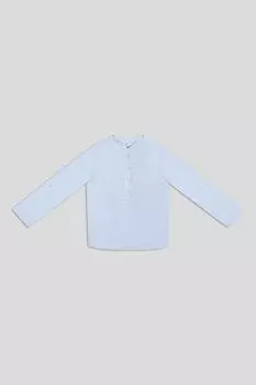 Рубашка хлопковая с воротником стойкой Fagottino