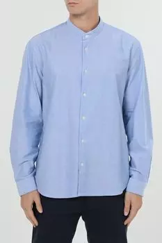 Рубашка хлопковая с воротником стойкой Marc O'Polo