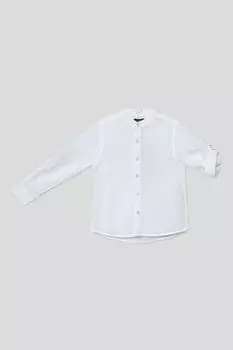 Рубашка хлопковая с воротником стойкой OVS