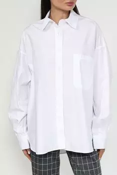 Рубашка хлопковая свободного кроя Adolfo Dominguez