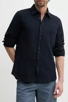 Рубашка хлопковая свободного кроя BOSS