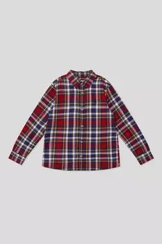 Рубашка хлопковая в клетку Benetton