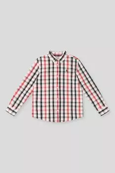 Рубашка хлопковая в клетку Benetton