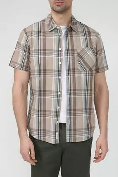 Рубашка хлопковая в клетку Blend