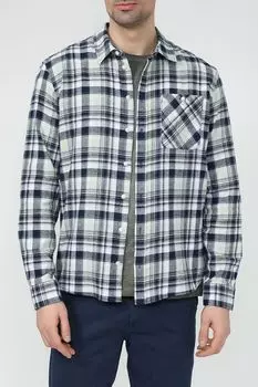 Рубашка хлопковая в клетку Blend