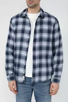 Рубашка хлопковая в клетку Blend