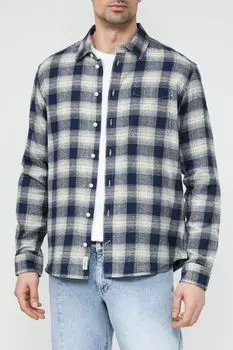 Рубашка хлопковая в клетку Blend