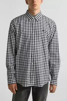 Рубашка хлопковая в клетку BOSS