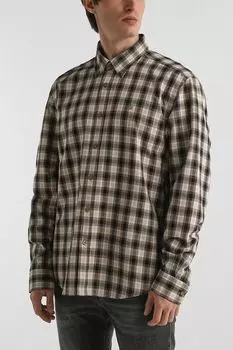 Рубашка хлопковая в клетку BOSS