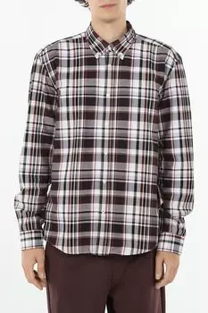 Рубашка хлопковая в клетку BOSS