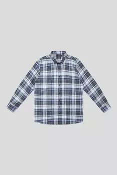 Рубашка хлопковая в клетку Bugatti