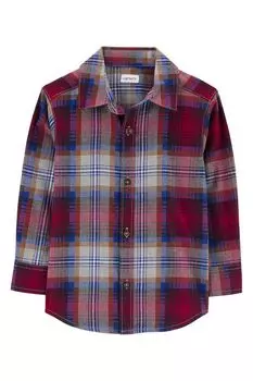 Рубашка хлопковая в клетку Carter's